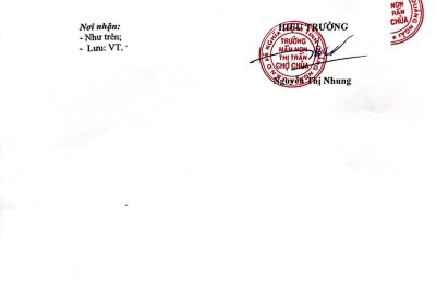 THƯ MỜI CHÀO GIÁ THIẾT BỊ ĐỒ DÙNG MẦM NON